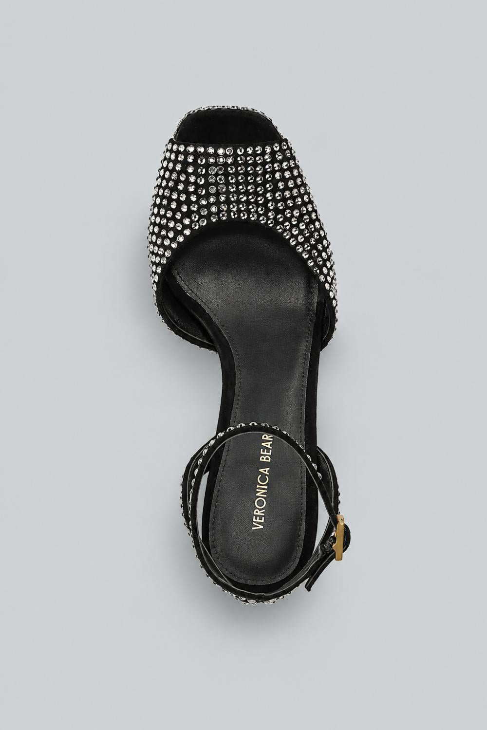 Women’s Brianne Embellished Platform Sandals - Black - Heels