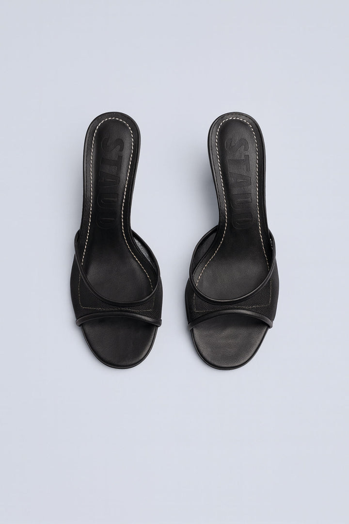 Women’s Brigette Mule Sandals - Black Mesh - Mules