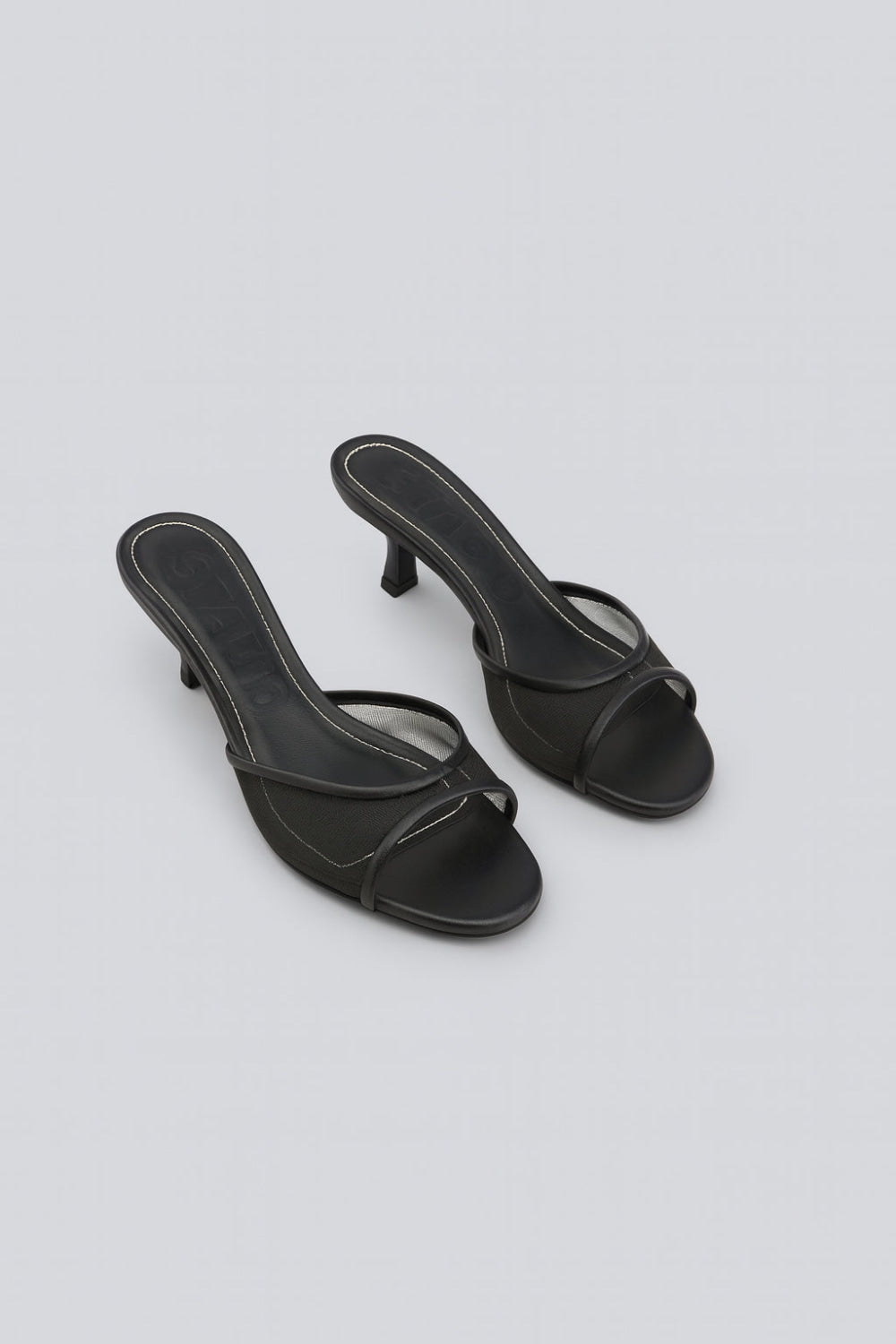 Women’s Brigette Mule Sandals - Black Mesh - Mules