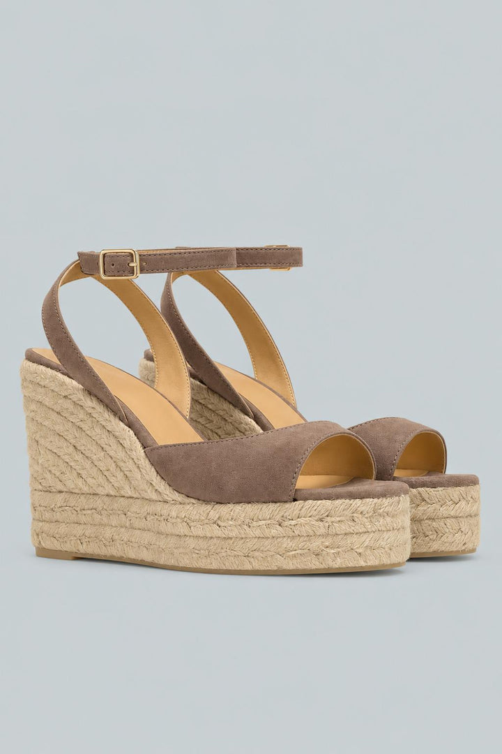 Women’s Brook Espadrille Wedges - Ante Taupe - 7.5 US / 38 EU / 5 UK - Espadrille