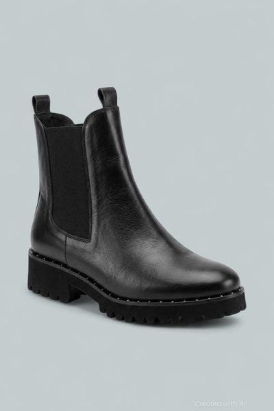 Women’s Brooke Waterproof Chelsea Boots - Black Calf - 11 - Boots