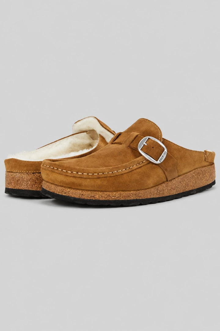 Women’s Buckley Shearling Clogs - Brown - 7 7.5 US / 38 EU - Clog