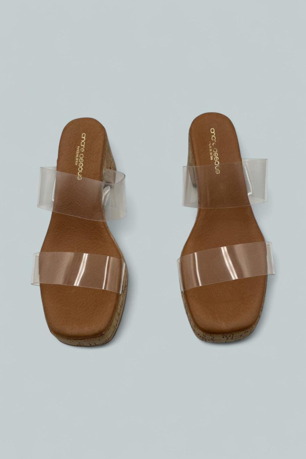Women’s Cairo Platform Sandals - Clear - 10 - Sandals