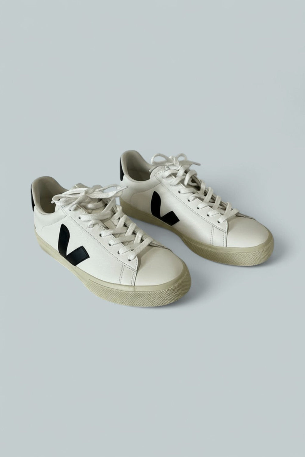 Women’s Campo Low Top Sneakers - Open White/Black - 11 - Sneaker