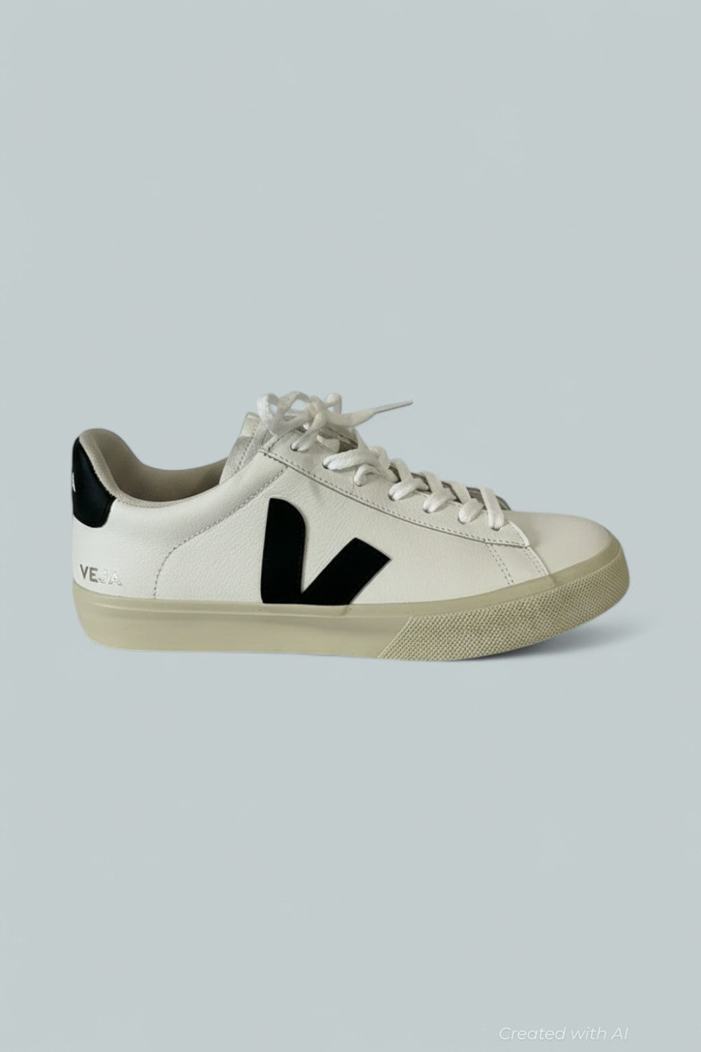Women’s Campo Low Top Sneakers - Open White/Black - 11 - Sneaker