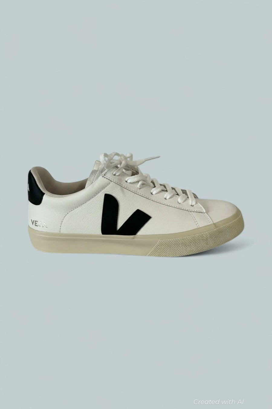 Women’s Campo Low Top Sneakers - Open White/Black - 11 - Sneaker