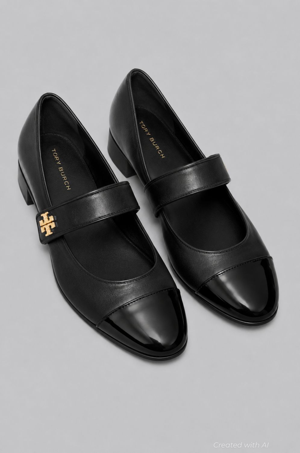 Women’s Cap Toe Mary Jane Flats - Perfect Black - 7.5 - Mary Jane