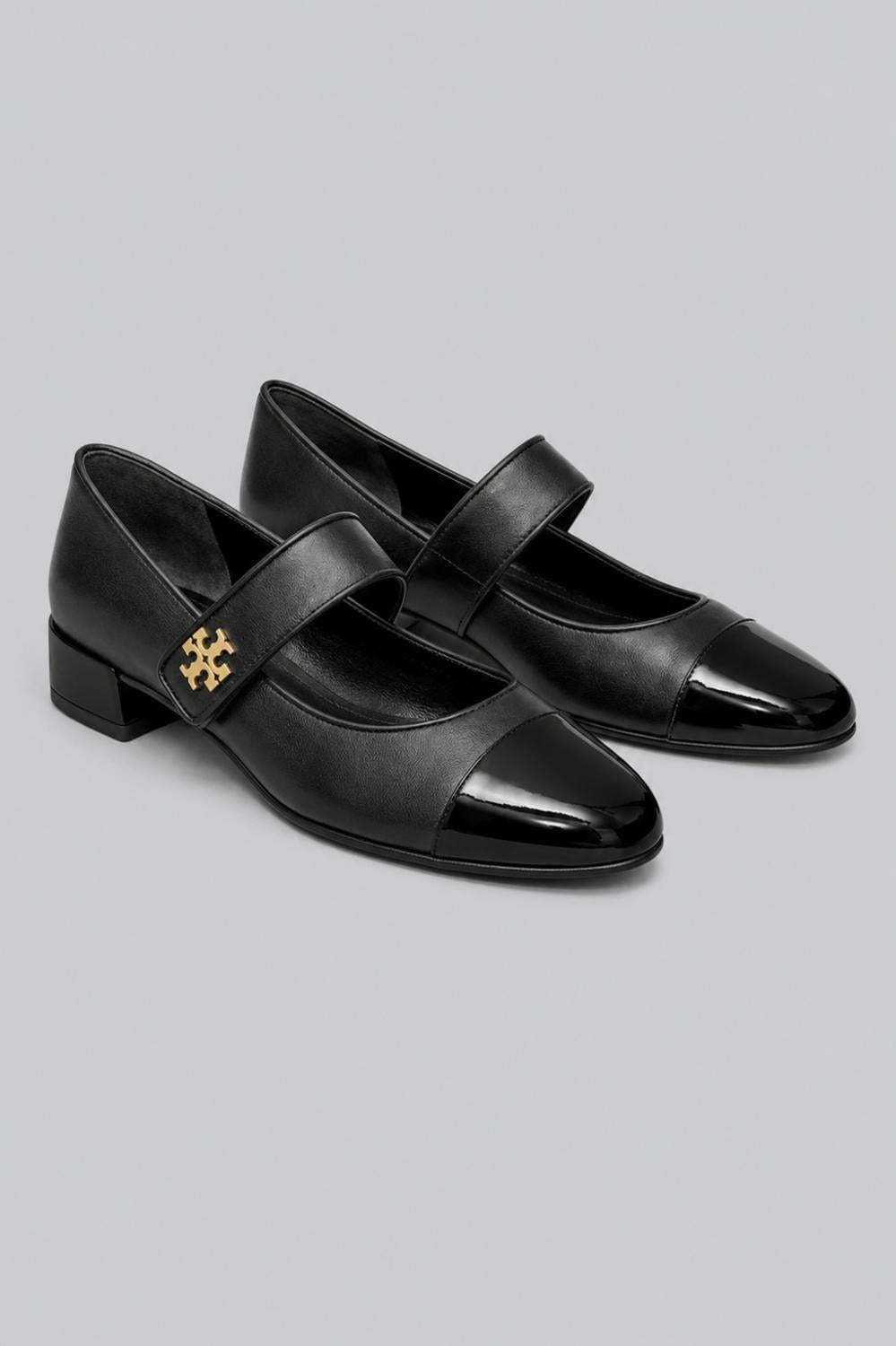 Women’s Cap Toe Mary Jane Flats - Perfect Black - 7.5 - Mary Jane