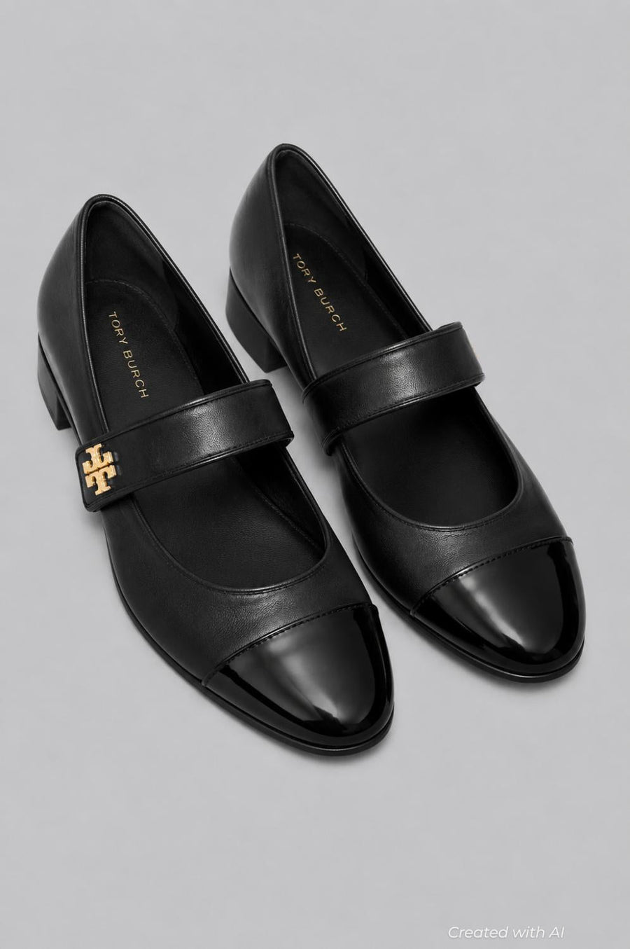 Women’s Cap Toe Mary Jane Flats - Perfect Black - 7.5 - Mary Jane