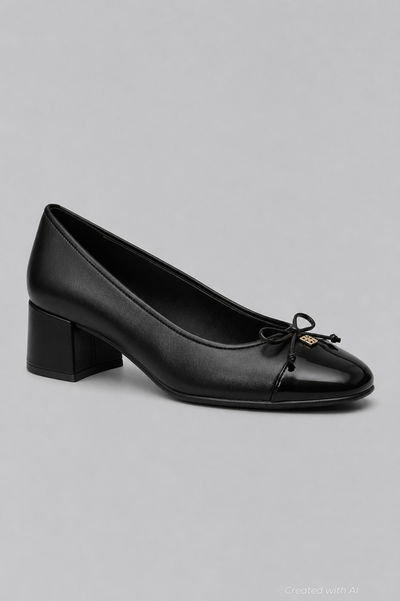 Women’s Cap-Toe Pumps - Perfect Black - Heels