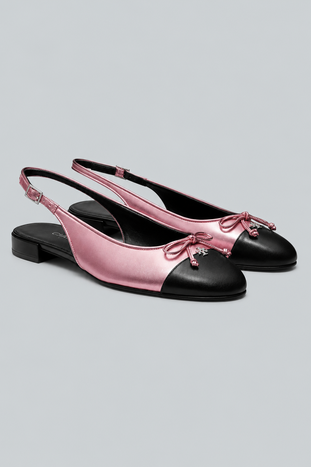 Women’s Cap Toe Slingback Flats - Pink Etoile - 8.5 - Flats