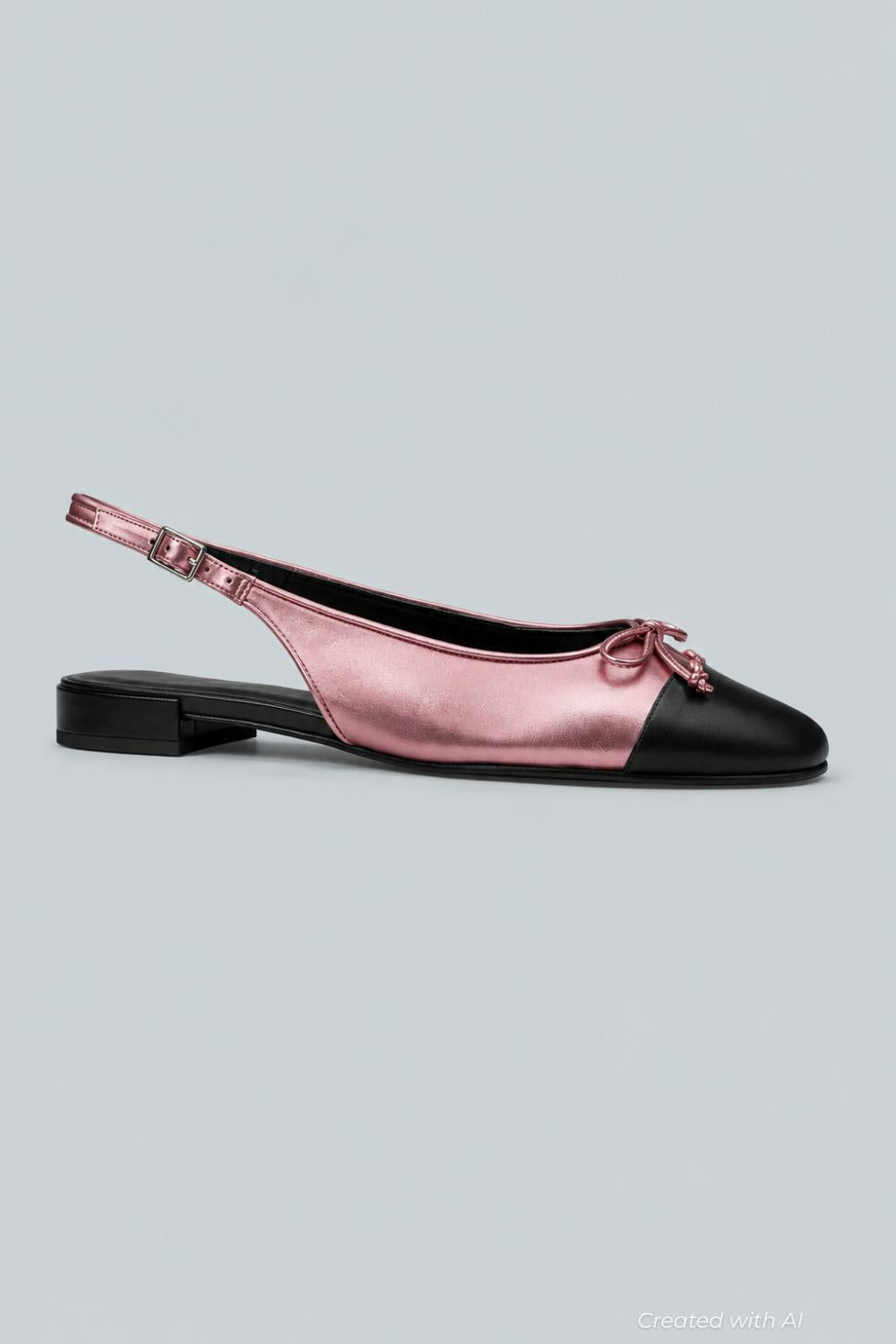 Women’s Cap Toe Slingback Flats - Pink Etoile - 8.5 - Flats