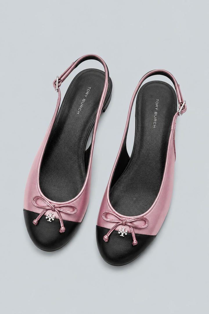 Women’s Cap Toe Slingback Flats - Pink Etoile - 8.5 - Flats