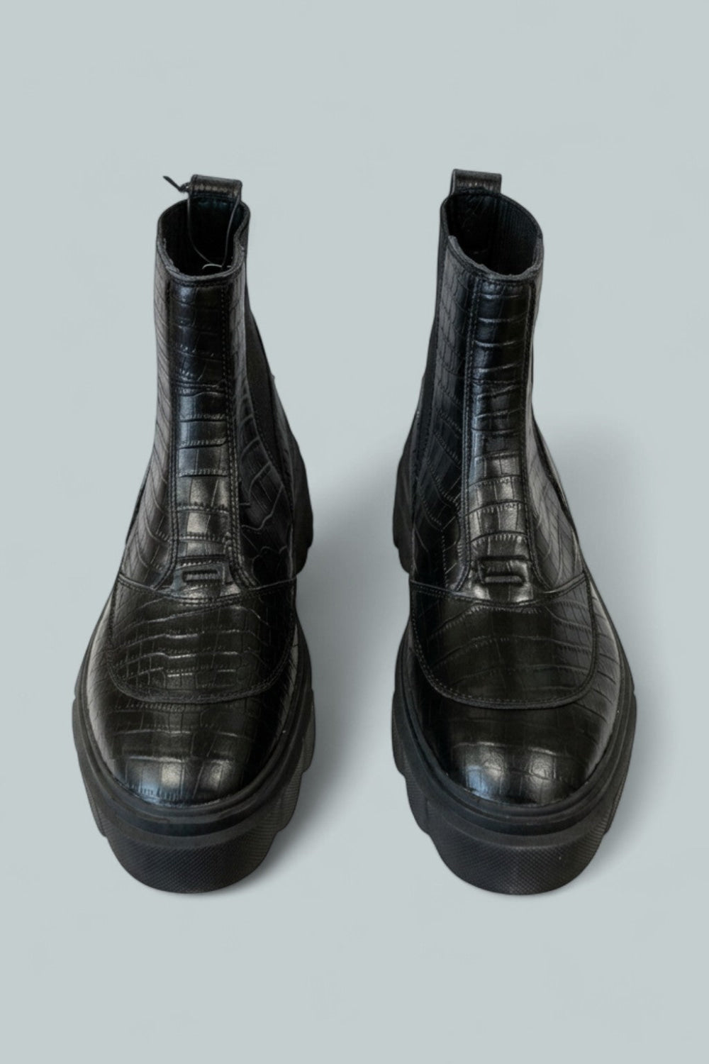 Women’s Caribou X Platform Chelsea Boots - Black/Black - 9.5 - Boots