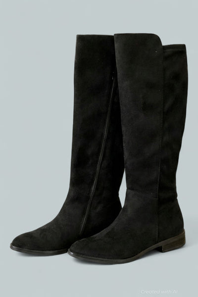Women’s Carin Knee High Boots - Black - 8 - Boots