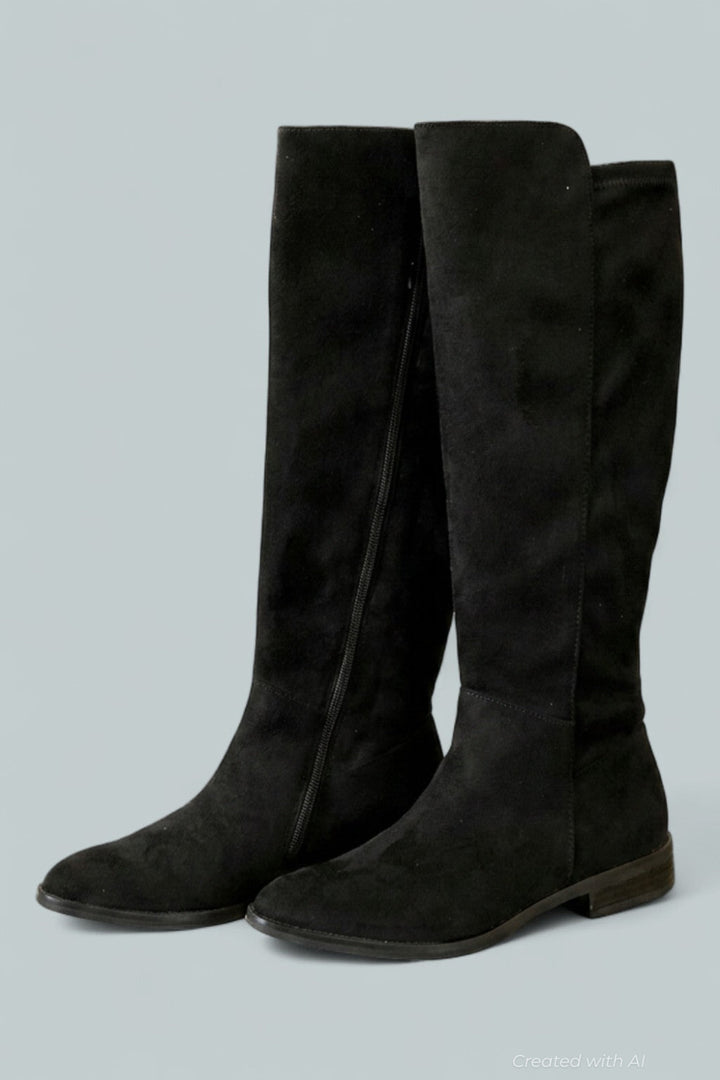 Women’s Carin Knee High Boots - Black - 8 - Boots
