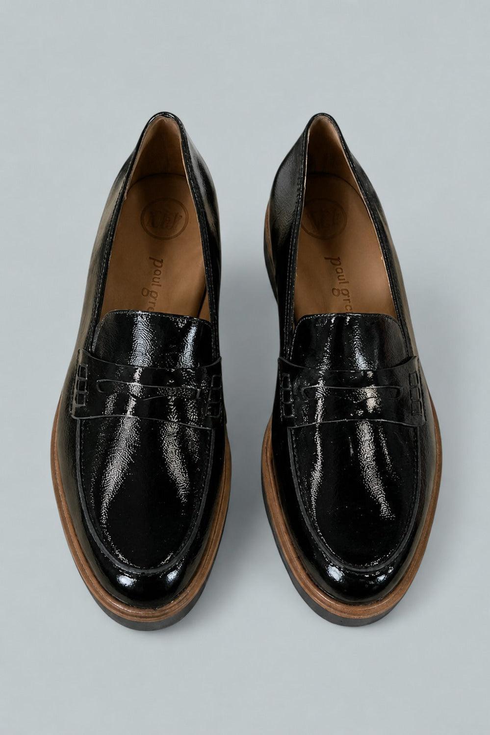 Women’s Carmel Penny Loafers - Back Crinkled Patent - 9.5 - Loafers