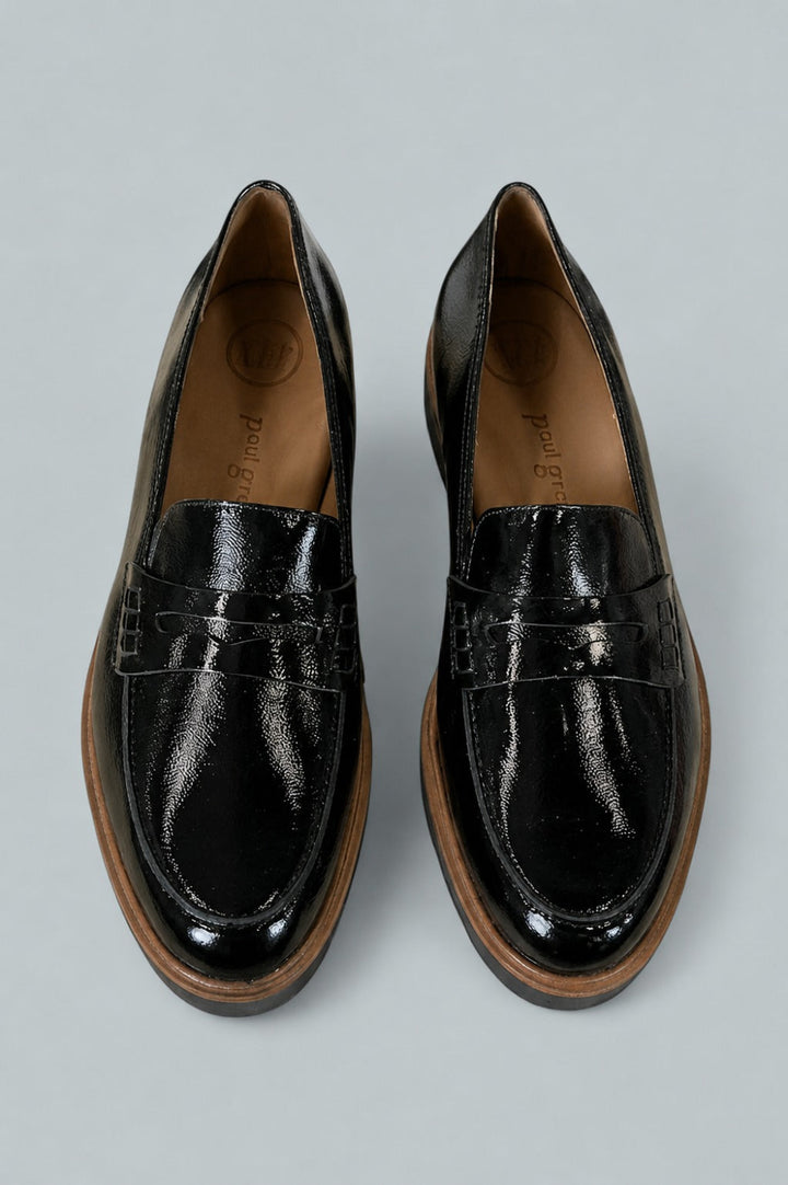 Women’s Carmel Penny Loafers - Back Crinkled Patent - 9.5 - Loafers