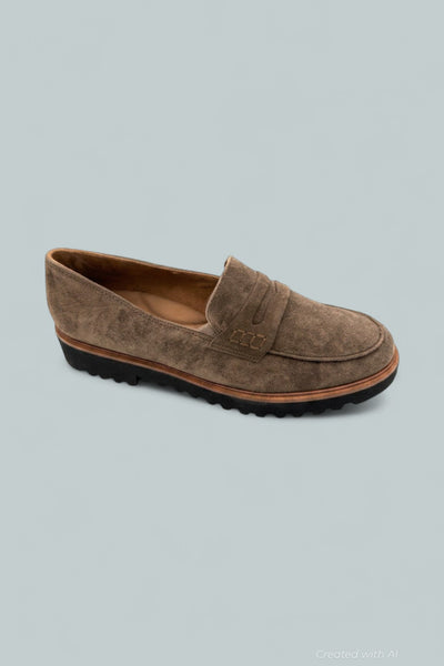 Women’s Carmel Penny Loafers - Earth Soft Suede - 9.5 - Loafers