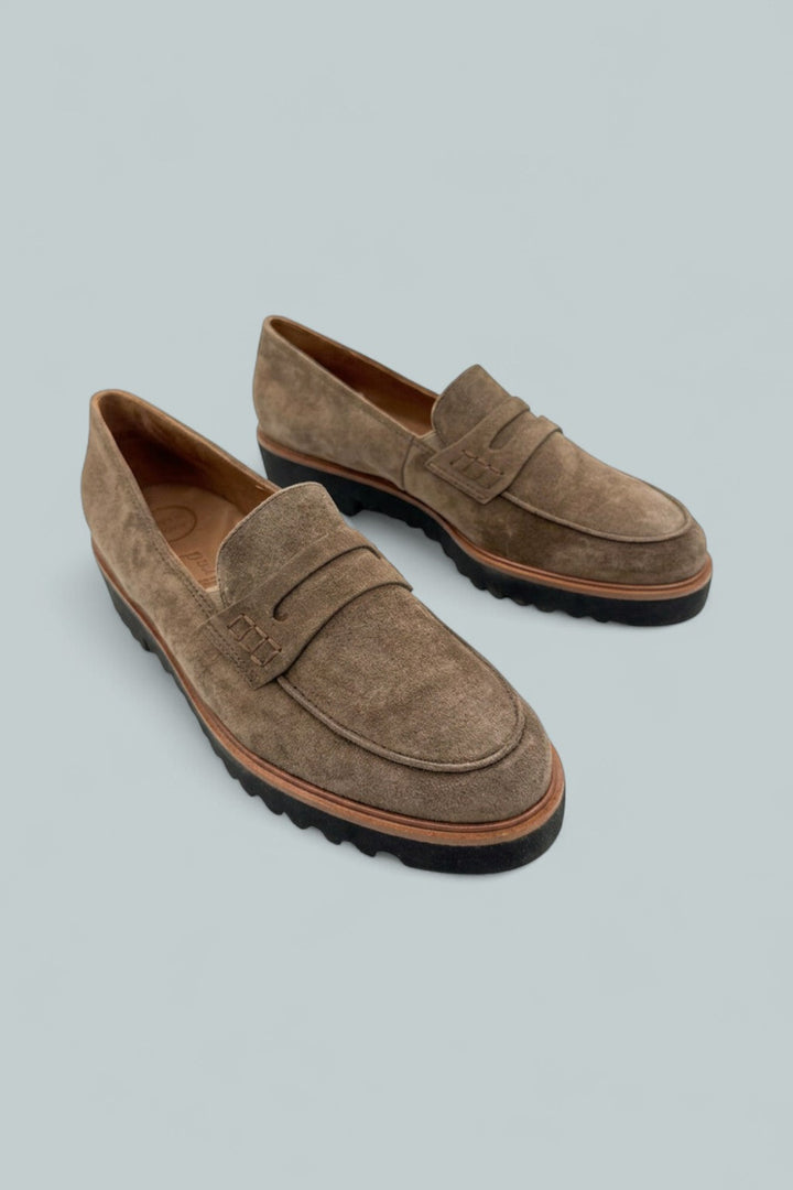 Women’s Carmel Penny Loafers - Earth Soft Suede - 9.5 - Loafers