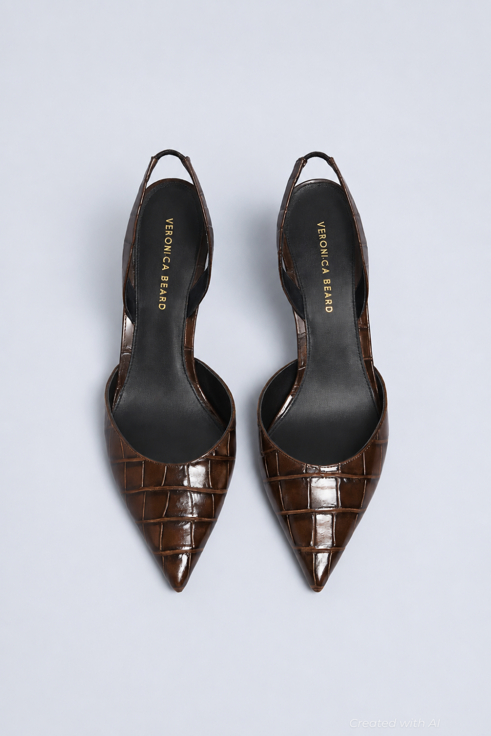 Women’s Caroline Slingback Pumps - Chocolate - Slingback