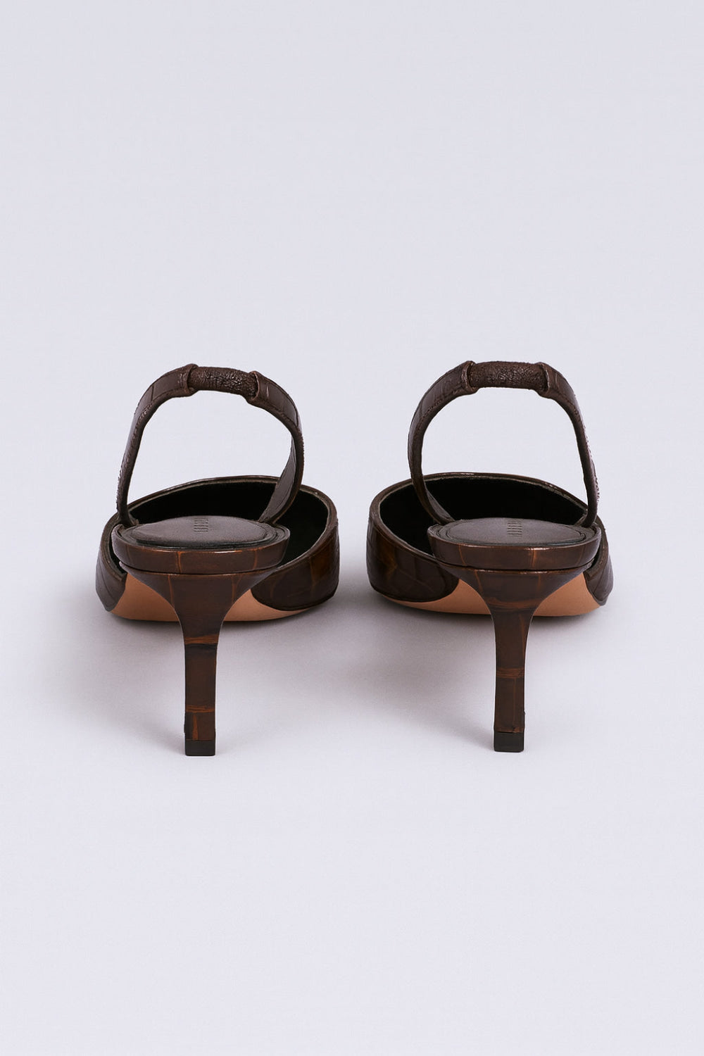 Women’s Caroline Slingback Pumps - Chocolate - Slingback