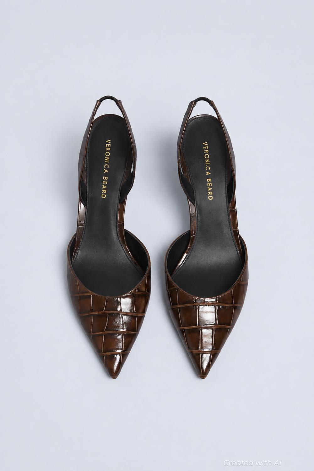 Women’s Caroline Slingback Pumps - Chocolate - Slingback