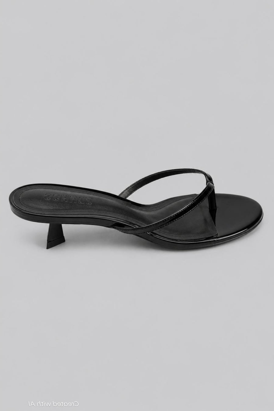 Women’s Carolyn Thong Sandals - Black Patent - Sandal