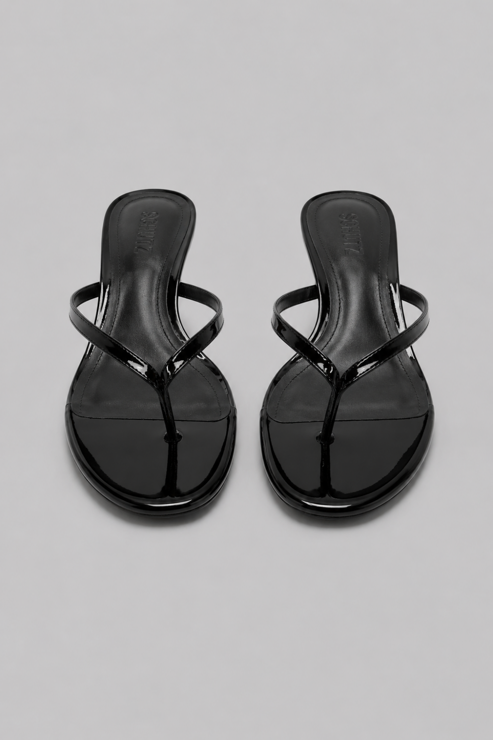 Women’s Carolyn Thong Sandals - Black Patent - Sandal