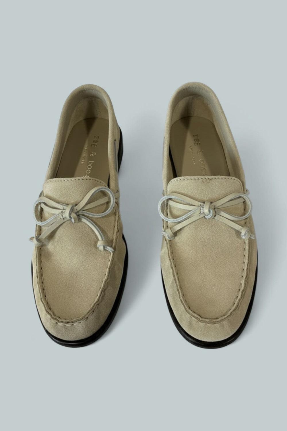 Women’s Carter Boat Shoes - Macadamia Suede - 7.5 US / 37.5 EU - Loafers