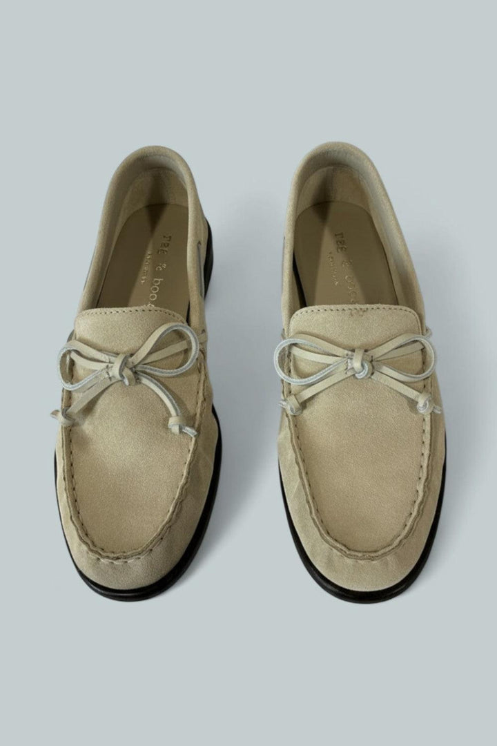 Women’s Carter Boat Shoes - Macadamia Suede - 7.5 US / 37.5 EU - Loafers
