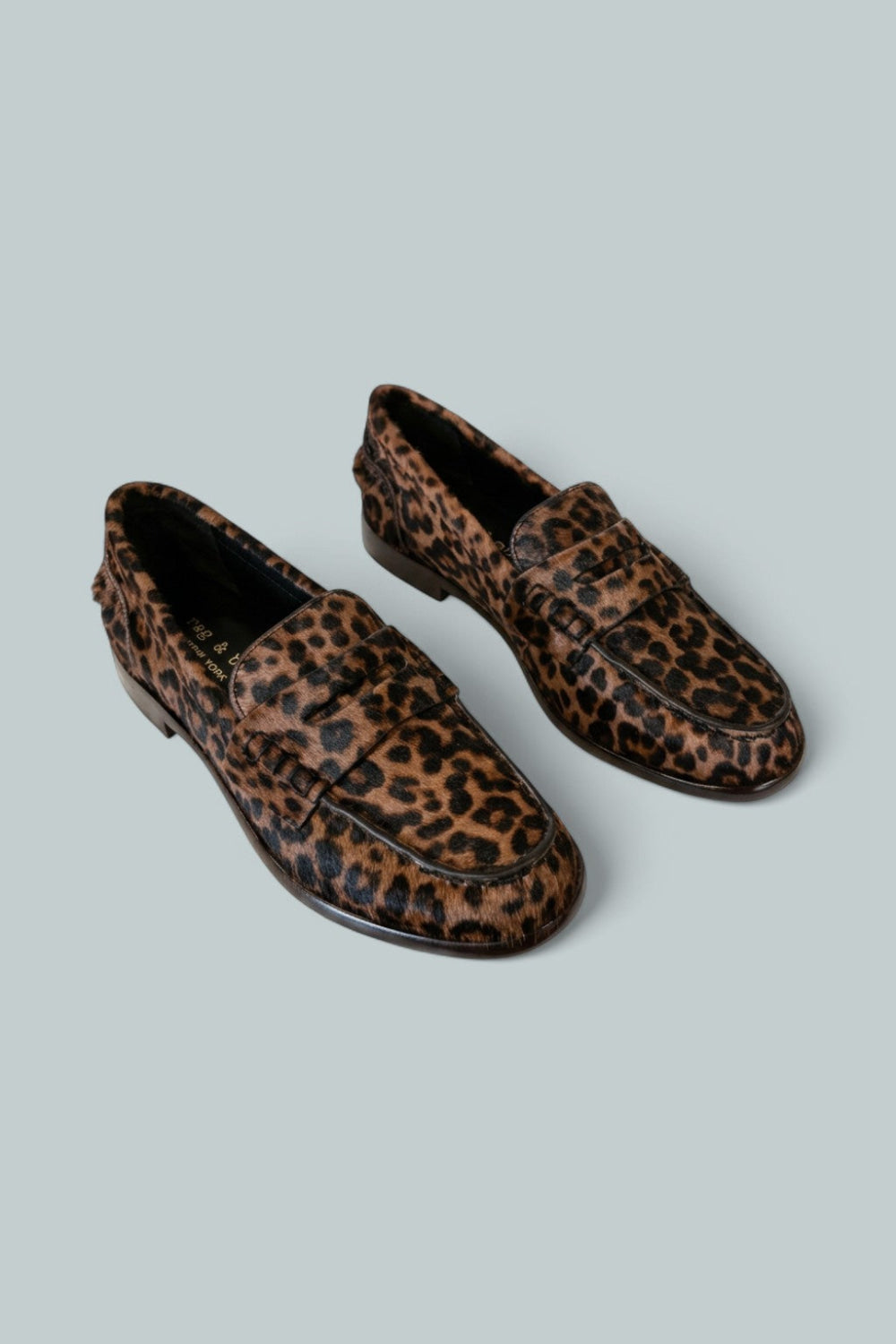 Women’s Carter Calf Hair Penny Loafers - Leopard Cheetah - Loafers