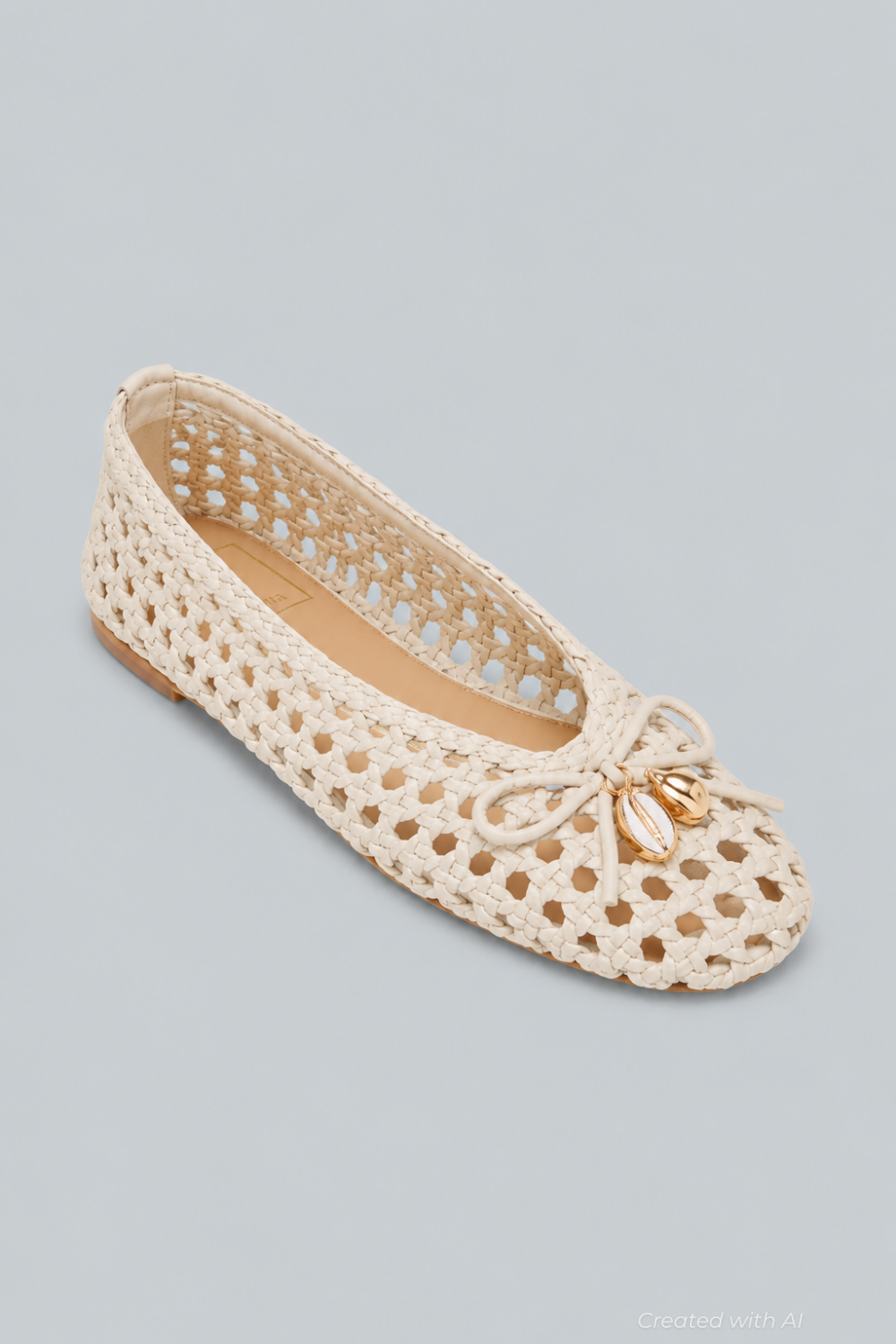 Women’s Cason Charm Woven Flats - Ivory Woven - Flats