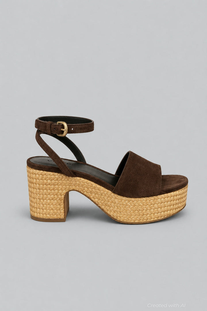 Women’s Castella Platform Sandals - Cacao Brown - 7.5 - Sandal
