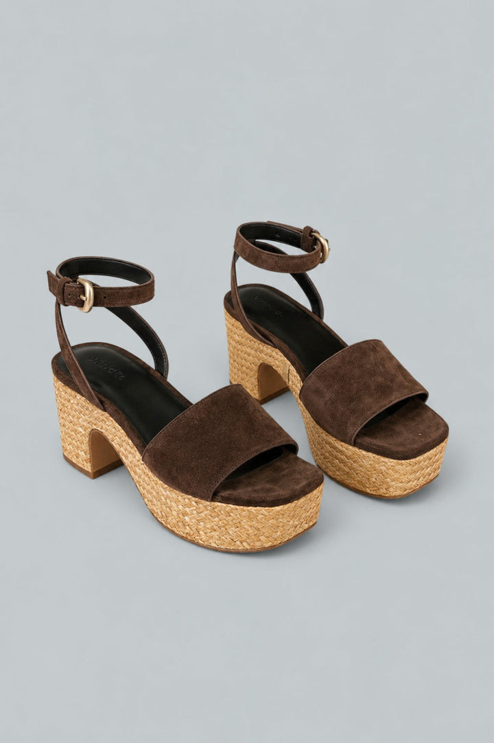 Women’s Castella Platform Sandals - Cacao Brown - 7.5 - Sandal