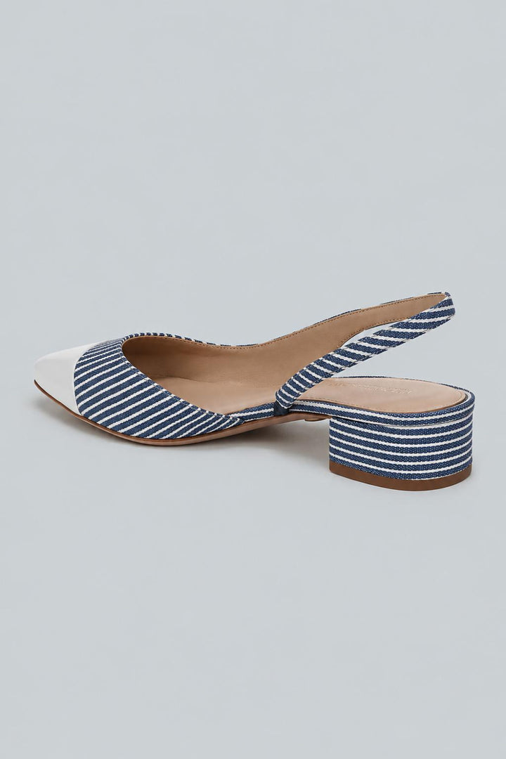 Women’s Cecile Slingback Pumps - Blue - 7.5 - Slingback