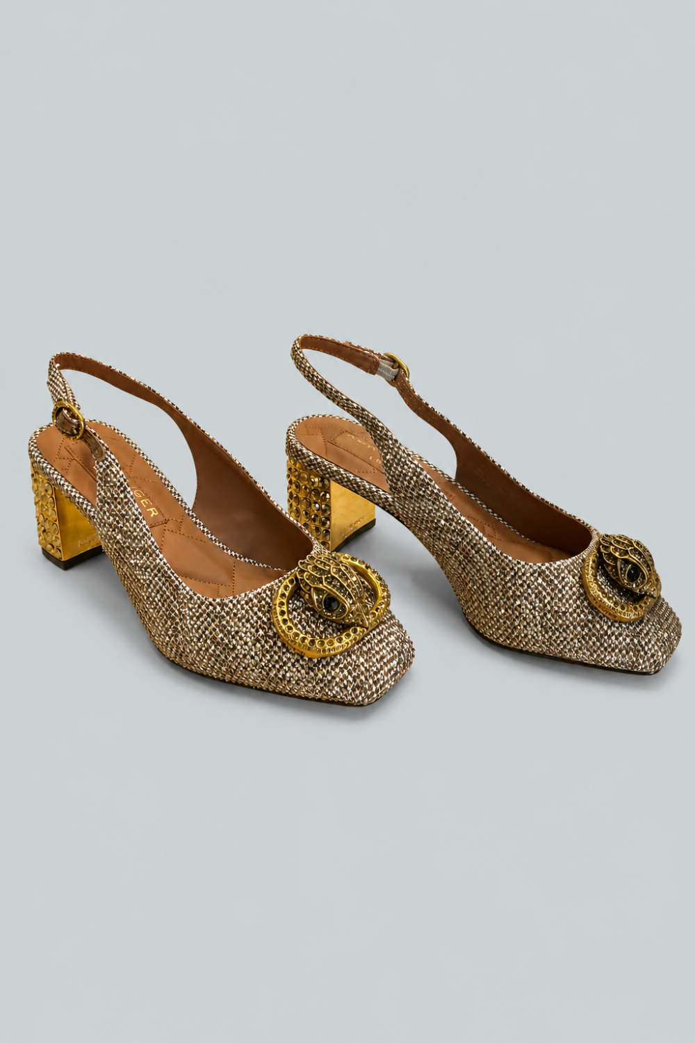 Women’s Chelsea Slingback Pumps - Dark Beige - Slingback