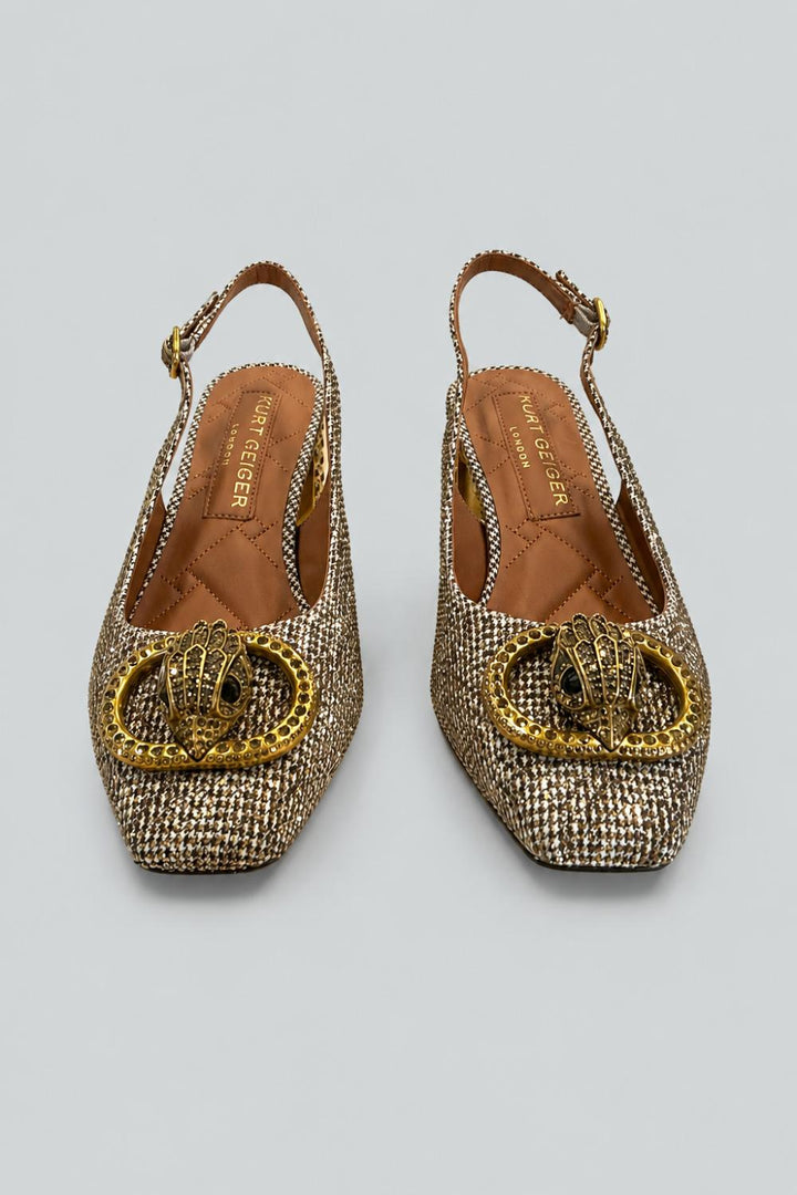 Women’s Chelsea Slingback Pumps - Dark Beige - Slingback