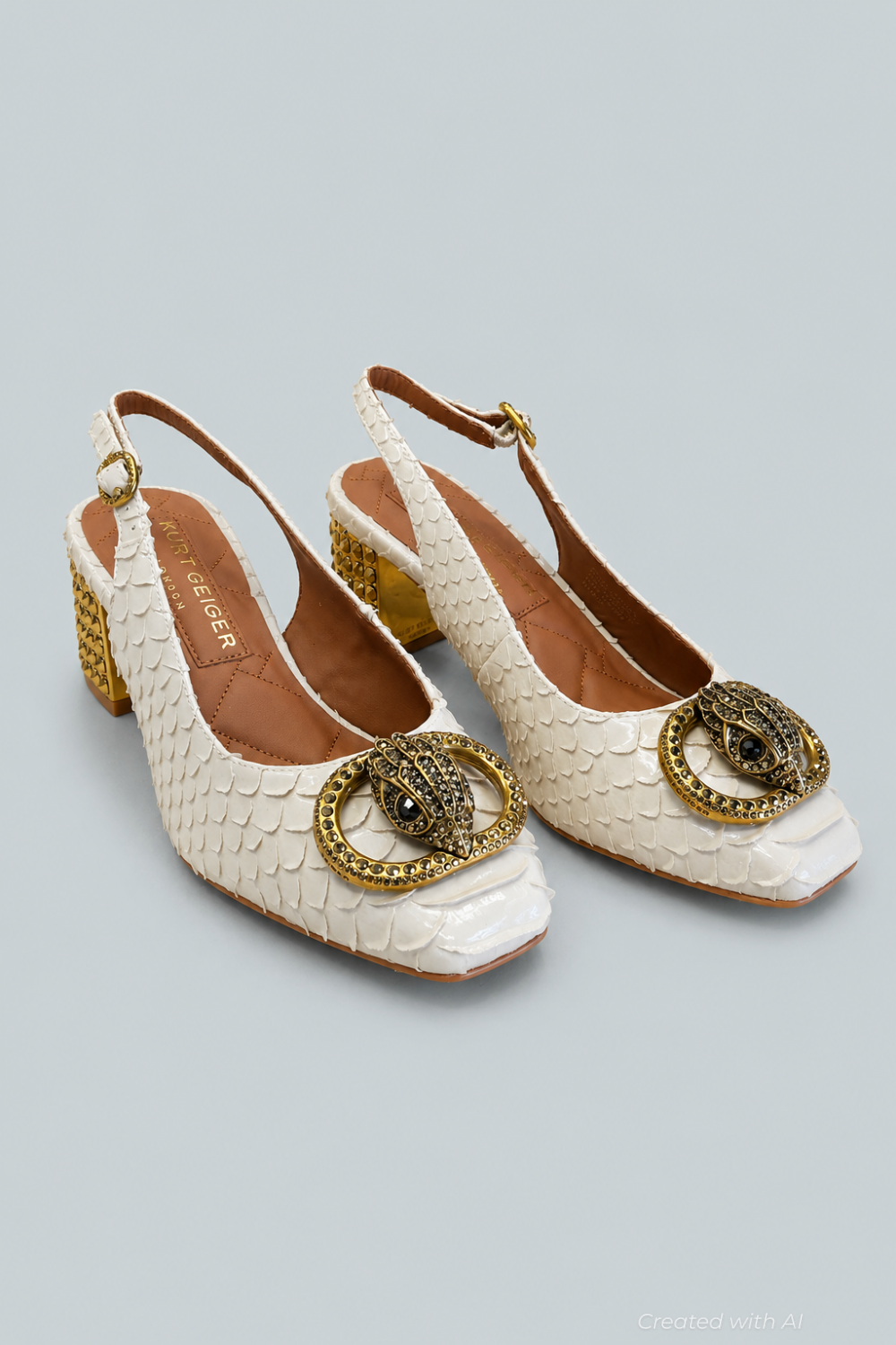Women’s Chelsea Slingback Pumps - Natural - 8 - Slingback