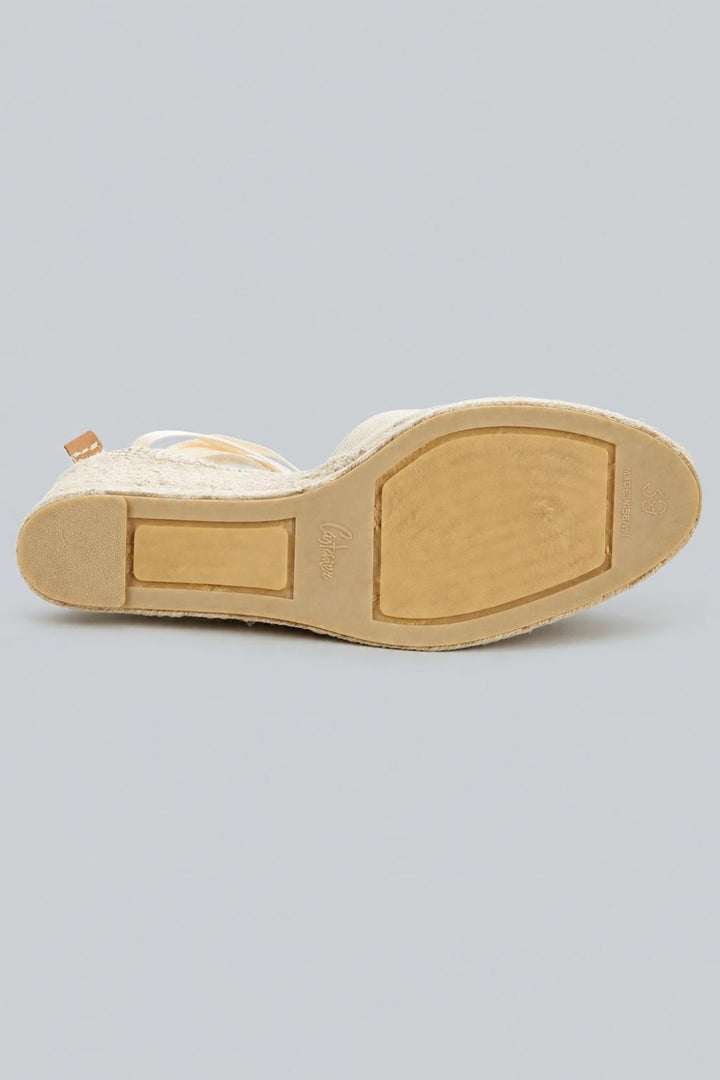 Women’s Chiara Espadrille Wedge Sandals - Ivory - 7.5 US / 38 EU - Espadrille