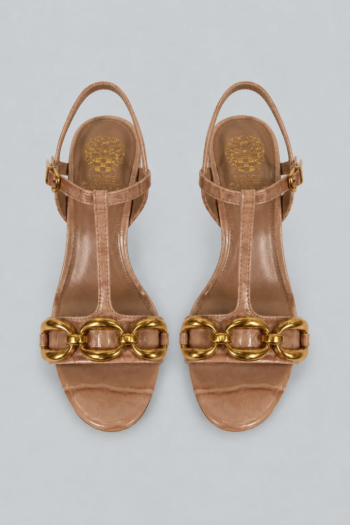 Women’s Chirie Chain Sandals - Medium Brown - 6 - Sandals