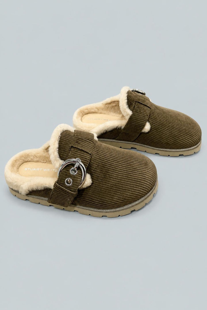 Women’s Chrystie Shearling Clogs - Smokey Taupe - 8 - Clog