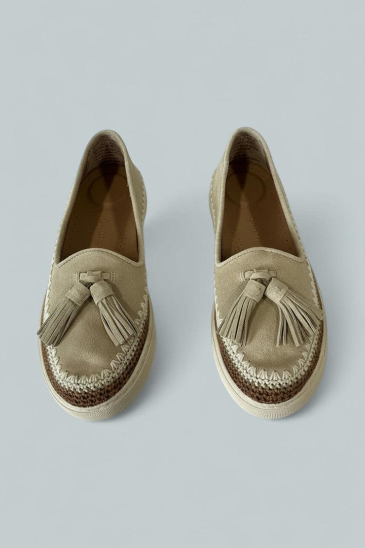 Women’s Citrus Espadrille Flats - Stone Suede - 7.5 - Flats