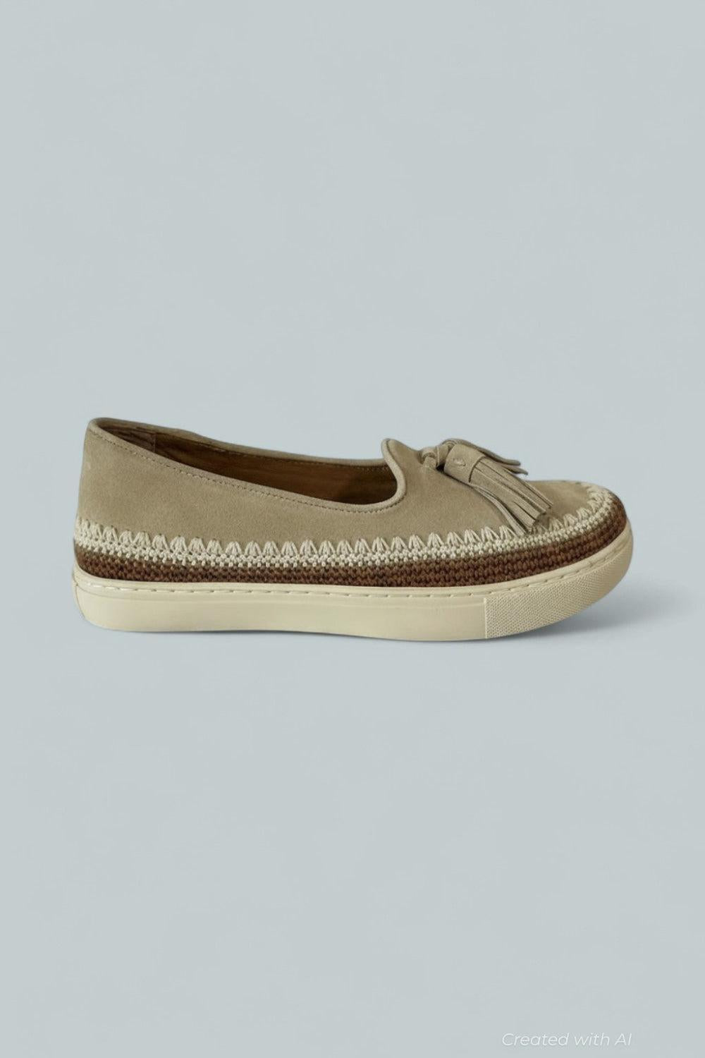 Women’s Citrus Espadrille Flats - Stone Suede - 7.5 - Flats