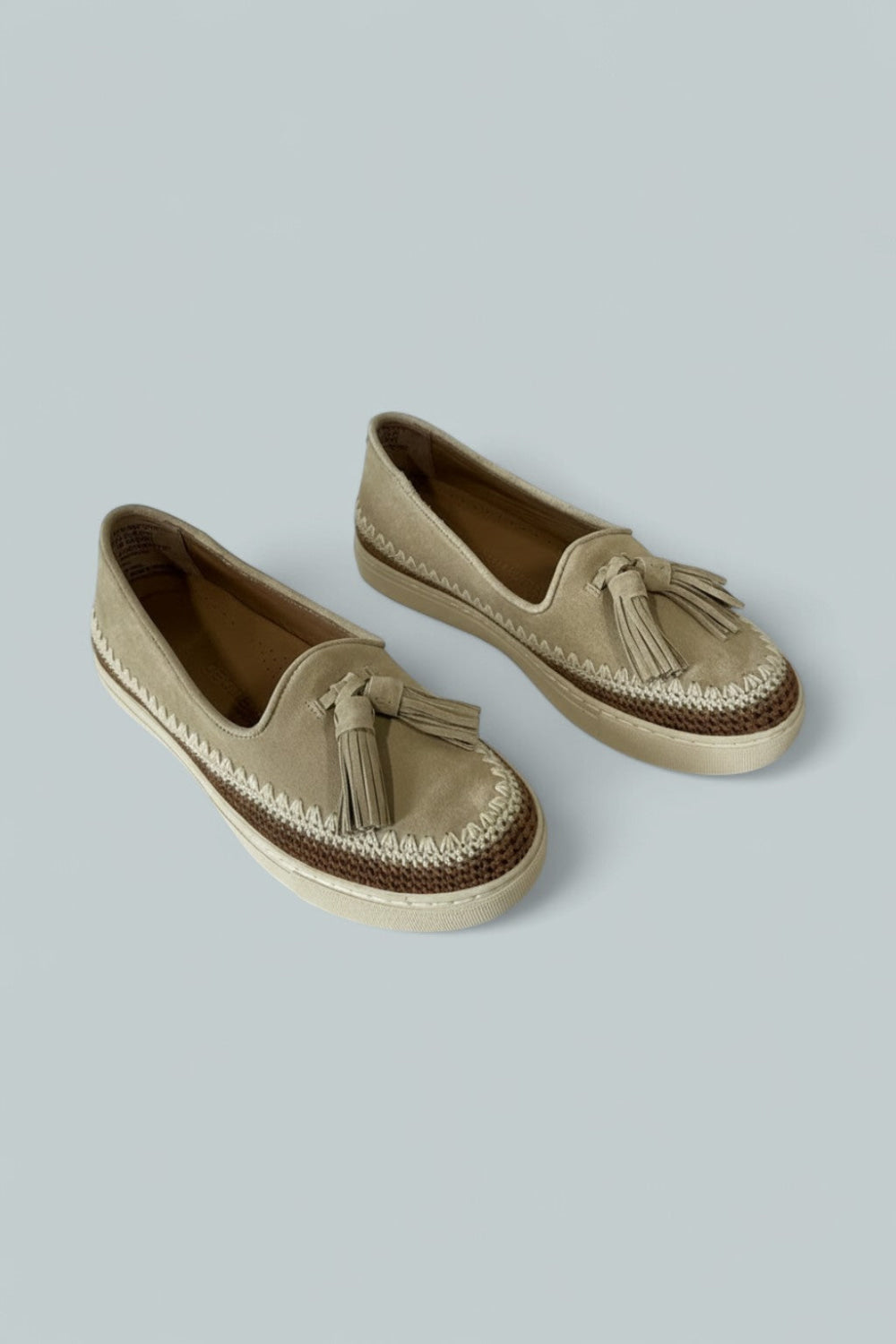 Women’s Citrus Espadrille Flats - Stone Suede - 7.5 - Flats
