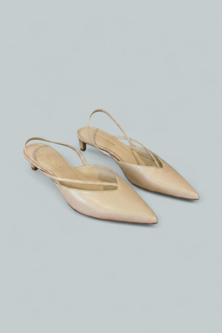 Women’s Clara Pointed Slingback Pumps - Birch Sand - 11 - Pumps