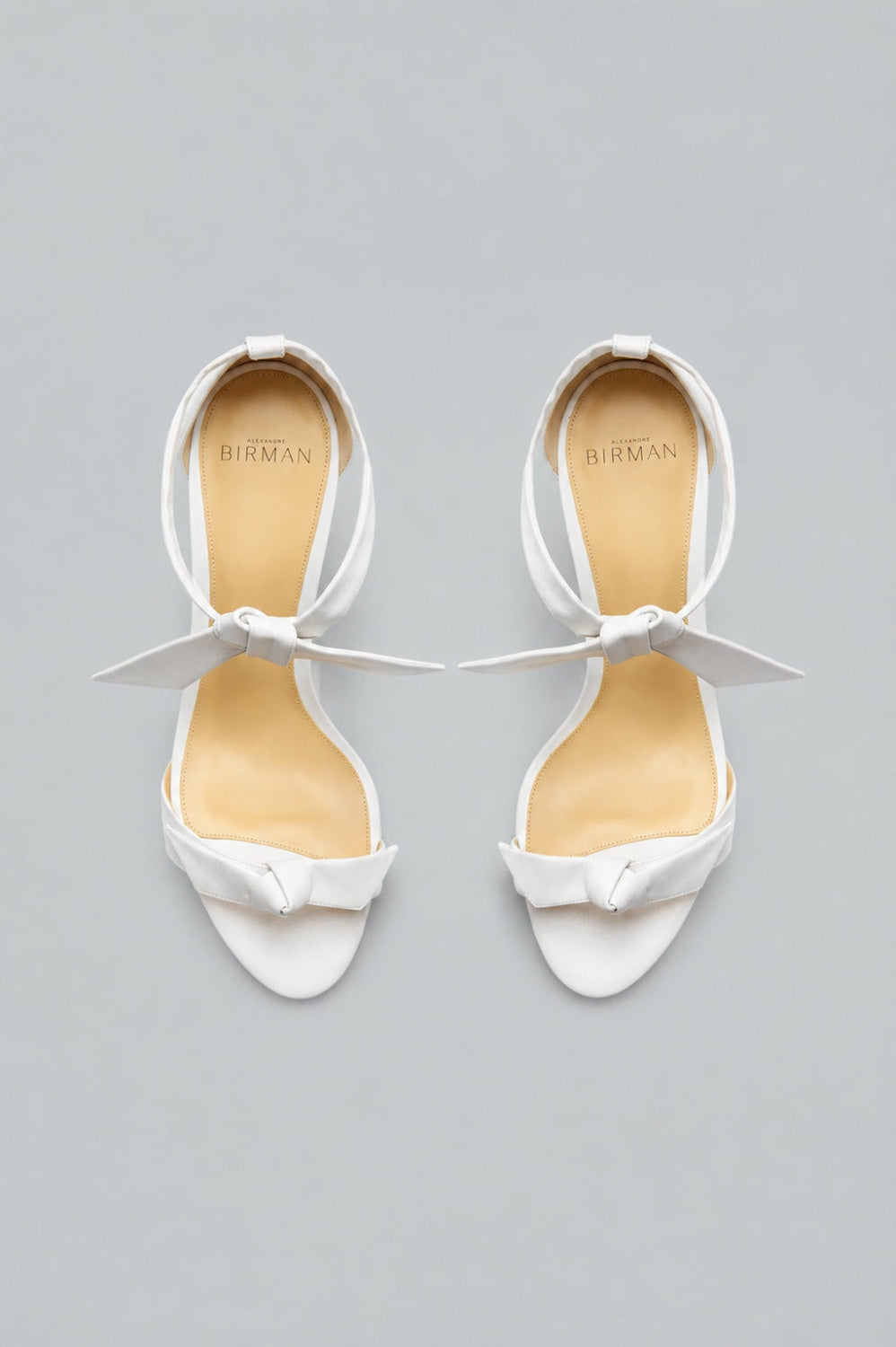 Women’s Clarita Ankle Tie High Block Heel Sandals - White - 6.5 - Sandals