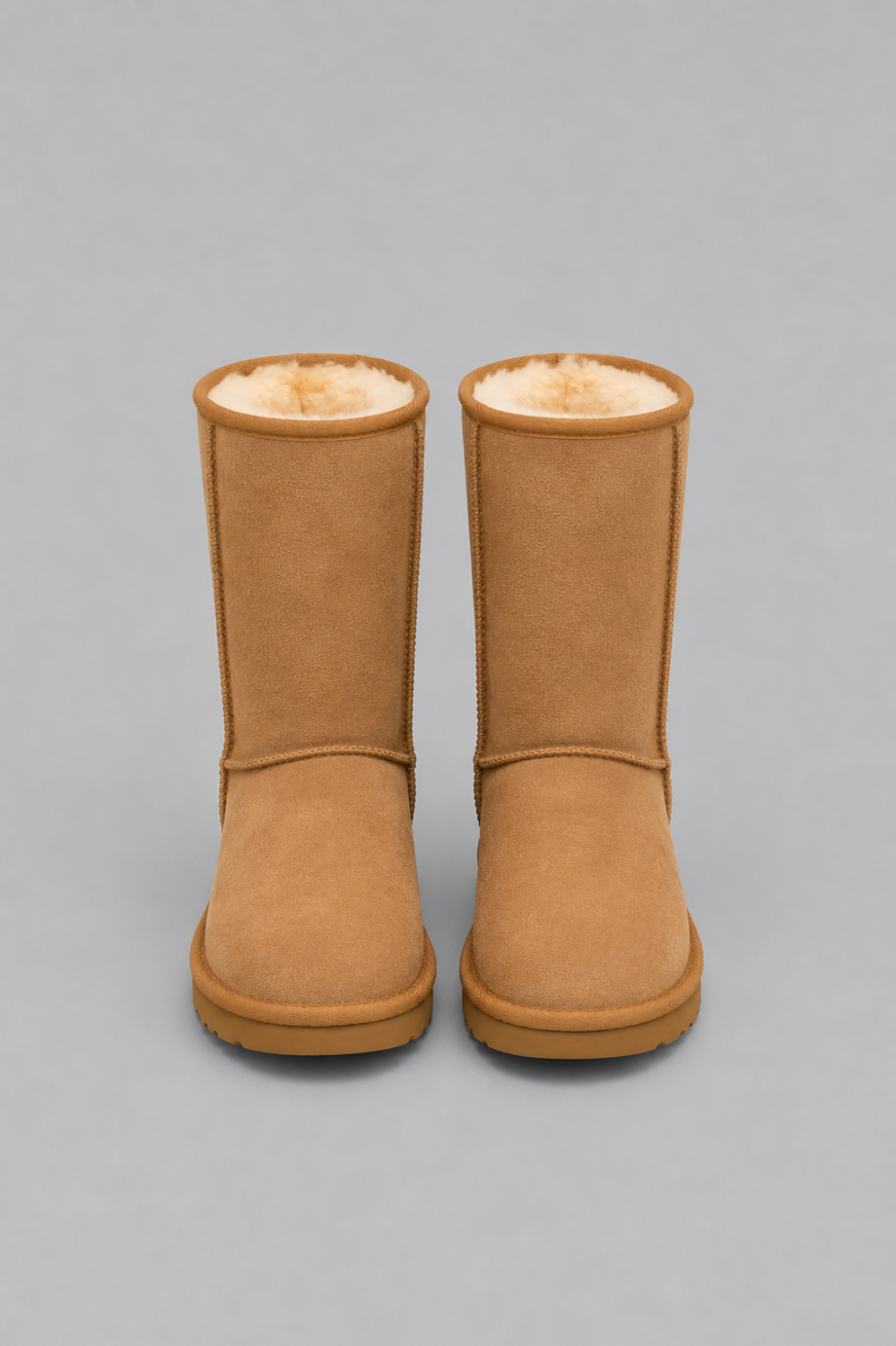 Women’s Classic II Short Shearling Boots - Chestnut - 7 - Boots