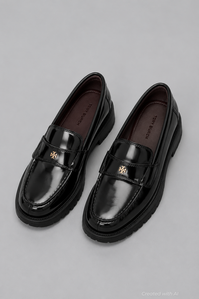 Women’s Classic Lug Loafers - Perfect Black - 9.5 - Loafers