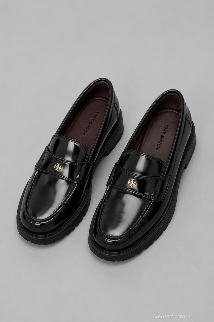 Women’s Classic Lug Loafers - Perfect Black - 9.5 - Loafers